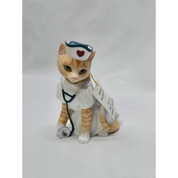 Hamilton Tender Purring Care NURSE Collection Nurses Are Su-purr Heroes Figurine - Picture 6 of 10